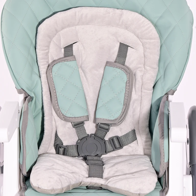 Дитячий стільчик для годування Lorelli Party Iceberg Green Leather